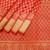 Red soft silk blend banarasi jacuard work designer party wear saree with unstitched blouse piece
