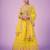 Yellow Georgette Embroidered Lehenga Choli Set