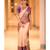 Peach purple soft silk blend banarasi jacuard work designer party wear saree with unstitched blouse piece