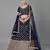 Navy Blue Wedding Wear Designer Lehenga Set