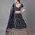 Navy Blue Wedding Wear Designer Lehenga Set