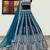 Teal Blue Party Wear Chinon Embroidered Lehenga