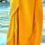 Yellow soft silk blend banarasi jacuard work designer party wear saree with unstitched blouse piece