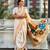Off white soft silk paithani nauvari zari weaving saree with matching blouse piece