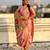 Pink soft silk paithani nauvari zari weaving saree with matching blouse piece