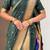 Green soft silk paithani nauvari zari weaving saree with matching blouse piece