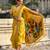 Mustard soft silk paithani nauvari zari weaving saree with matching blouse piece