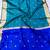 Sea green soft silk blend banarasi jacuard work designer party wear saree with unstitched blouse piece