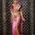 Pink soft silk blend banarasi jacuard work designer party wear saree with unstitched blouse piece