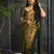 Green soft silk blend banarasi jacuard work designer party wear saree with unstitched blouse piece