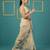 Beige muga cotton resham weaving pencil art saree with matching blouse piece