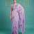 Lavender muga cotton resham weaving pencil art saree with matching blouse piece