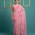 Pink muga cotton resham weaving pencil art saree with matching blouse piece