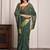 Green elegant bandhani georgette saree