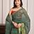 Green elegant bandhani georgette saree