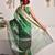 Green wedding wear banarasi tissue saree