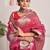 Pink festive banarasi tissue saree with zari work
