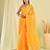 Yellow kota doria gota patti saree