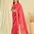 Pink kota doria gota patti saree