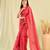 Pink kota doria gota patti saree