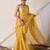 Yellow gota patti kota doria saree