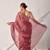 Onion pink gota patti kota doria saree