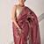 Onion pink gota patti kota doria saree