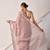 Rose gold gota patti kota doria saree