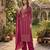 Women’s pink embroidered kurta set with dupatta