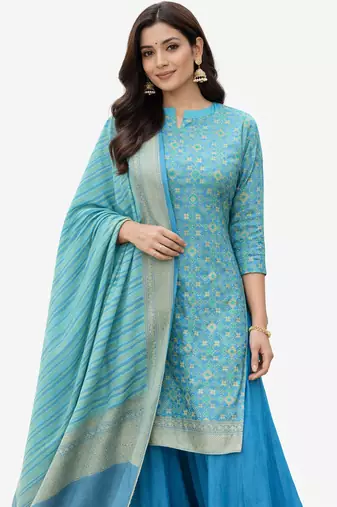 Banarasi Semi Silk Lehenga