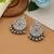 Multi color meena work oxidised earrings