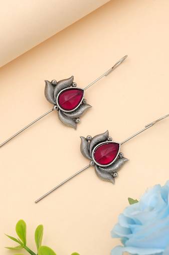 Rani color oxidised ear cuff
