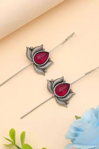 Rani color oxidised ear cuff