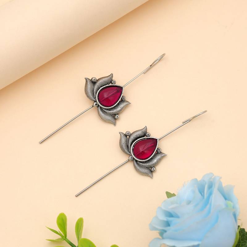 Rani color oxidised ear cuff