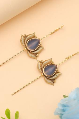 Light pink color oxidised ear cuff