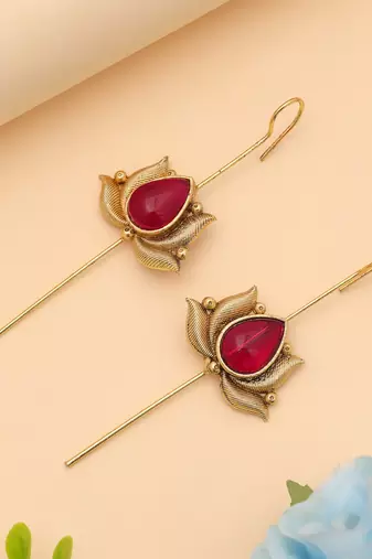 Rani color oxidised ear cuff