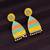 Multi color meenakari earrings