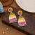 Multi color meenakari earrings