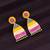 Multi color meenakari earrings