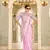 Lilac silk blend ready to wear saree