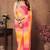 Multi-color sunset georgette ready to wear saree