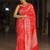 Red banarasi art silk saree