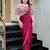 Pink silk blend ready to wear saree with embroidered blouse