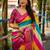 Multicolor stripes cotton saree