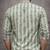Green color linen fabric smart and casual short kurta for men's