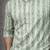 Green color linen fabric smart and casual short kurta for men's