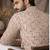 White color linen fabric smart and casual short kurta for men's