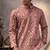 Multicolor color linen fabric smart and casual short kurta for men's