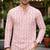 White color linen fabric smart and casual short kurta for men's