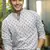 White color linen fabric smart and casual short kurta for men's